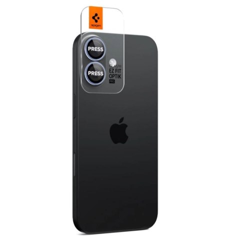 Osłona aparatu Spigen Optik Pro GLAS.TR "EZ FIT" 2-pack na iPhone 16 / 16 Plus / 17 - niebieska Spigen