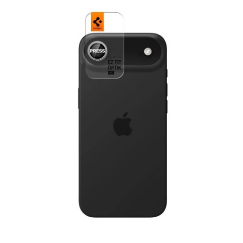 Osłona aparatu Spigen Optik Pro GLAS.TR "EZ FIT" 2-pack na iPhone Air - srebrna Spigen