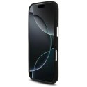 Etui AMG Silicone Oversize Rhombs MagSafe na iPhone 17 Pro - czarne Mercedes