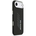 Etui AMG Silicone Oversize Rhombs MagSafe na iPhone Air - czarne Mercedes