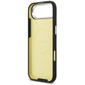 Etui AMG Silicone Oversize Rhombs MagSafe na iPhone Air - czarne Mercedes