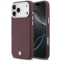 Etui BMW Sign Full Wrapped Metal MagSafe na iPhone 17 Pro Max - czerwone BMW