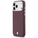 Etui BMW Sign Full Wrapped Metal MagSafe na iPhone 17 Pro Max - czerwone BMW