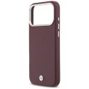 Etui BMW Sign Full Wrapped Metal MagSafe na iPhone 17 Pro Max - czerwone BMW