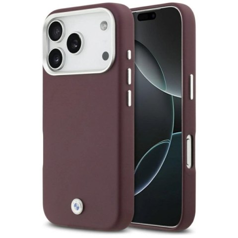Etui BMW Sign Full Wrapped Metal MagSafe na iPhone 17 Pro - czerwone BMW