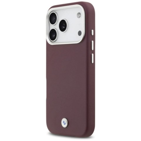 Etui BMW Sign Full Wrapped Metal MagSafe na iPhone 17 Pro - czerwone BMW