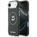 Etui Karl Lagerfeld IML Choupette Head Logo MagSafe na iPhone Air - czarne Karl Lagerfeld