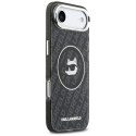 Etui Karl Lagerfeld IML Choupette Head Logo MagSafe na iPhone Air - czarne Karl Lagerfeld