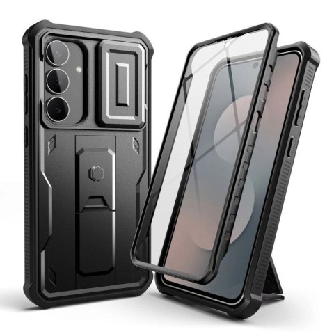 Etui Tech-Protect Kevlar Cam+ na Samsung Galaxy S25 FE - czarne Tech-Protect