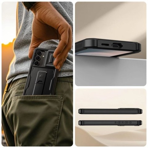 Etui Tech-Protect Kevlar Cam+ na Samsung Galaxy S25 FE - czarne Tech-Protect