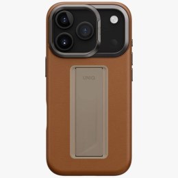 Etui UNIQ Heldro Pro Magclick Charging na iPhone 17 Pro - brązowe UNIQ