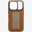 Etui UNIQ Heldro Pro Magclick Charging na iPhone 17 Pro - brązowe UNIQ