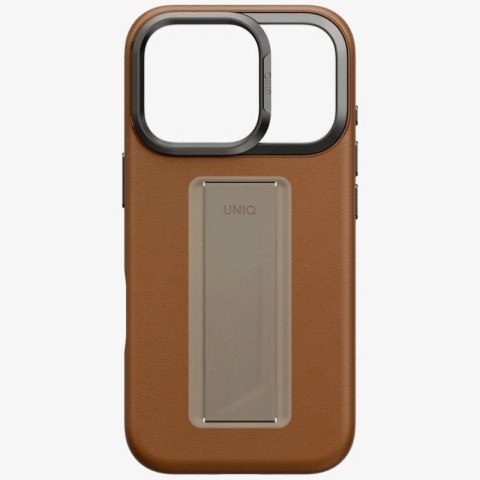 Etui UNIQ Heldro Pro Magclick Charging na iPhone 17 Pro - brązowe UNIQ