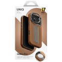 Etui UNIQ Heldro Pro Magclick Charging na iPhone 17 Pro - brązowe UNIQ