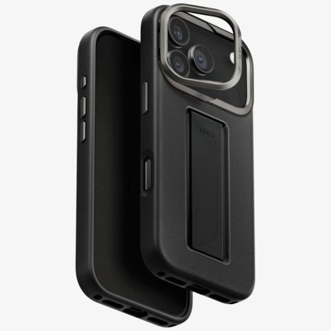Etui UNIQ Heldro Pro Magclick Charging na iPhone 17 Pro - czarne UNIQ
