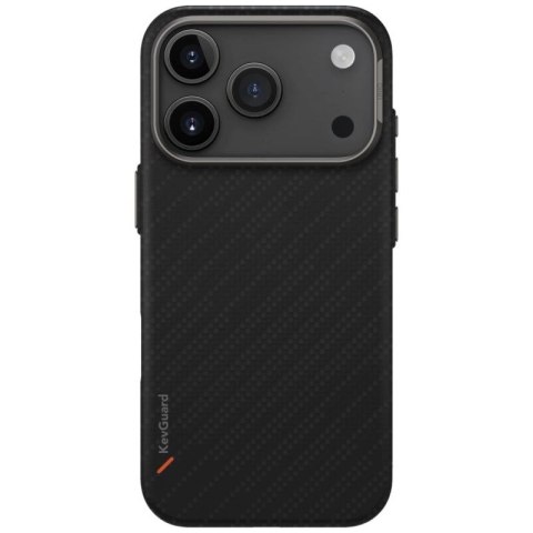 Etui UNIQ Keva EDGE Magclick Charging na iPhone 17 Pro - czarne UNIQ