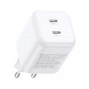 Ładowarka Ugreen GaN 45W 2xUSB-C - biała UGREEN