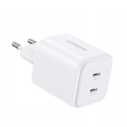 Ładowarka Ugreen GaN 45W 2xUSB-C - biała UGREEN