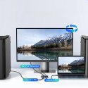 Switch Ugreen DisplayPort/USB-C do USB-C - szary UGREEN