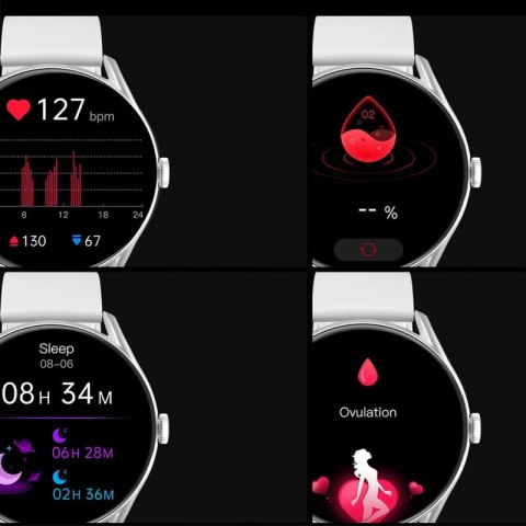 Smartwatch QCY Watch GT AMOLED IPX8 280mAh - czarny QCY