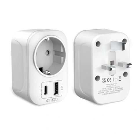Adapter Tech-Protect TA100 UK - biały Hikvision