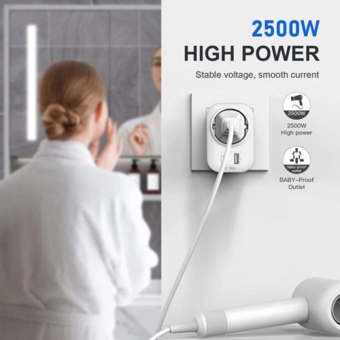 Adapter Tech-Protect TA100 UK - biały Hikvision