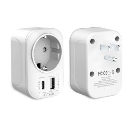 Adapter Tech-Protect TA100 US - biały Hikvision