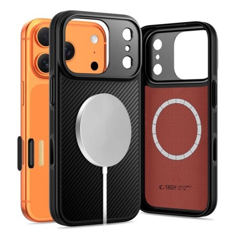 Etui Tech-Protect Kevlar Aramid MagSafe na iPhone 17 Pro Max - czarne Tech-Protect