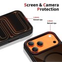 Etui Tech-Protect MagHybrid MagSafe na iPhone 17 Pro Max - czarno-czerwone Tech-Protect