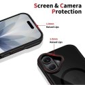 Etui Tech-Protect MagHybrid MagSafe na iPhone 17 - czarno-czerwone Tech-Protect
