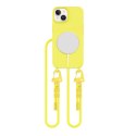 Etui Tech-Protect Magnecklace MagSafe na iPhone 15 - żółte Tech-Protect