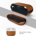 Etui Tech-Protect NaturalFit na AirPods Pro 3 - brązowe Tech-Protect