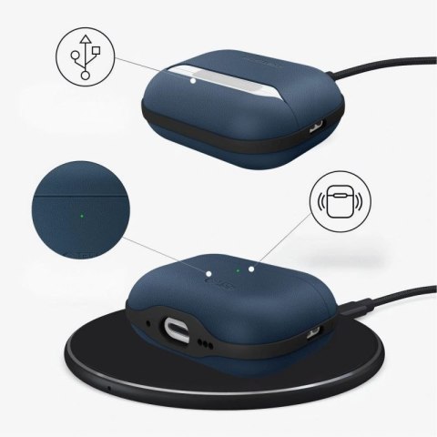 Etui Tech-Protect NaturalFit na AirPods Pro 3 - granatowe Tech-Protect