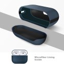 Etui Tech-Protect NaturalFit na AirPods Pro 3 - granatowe Tech-Protect