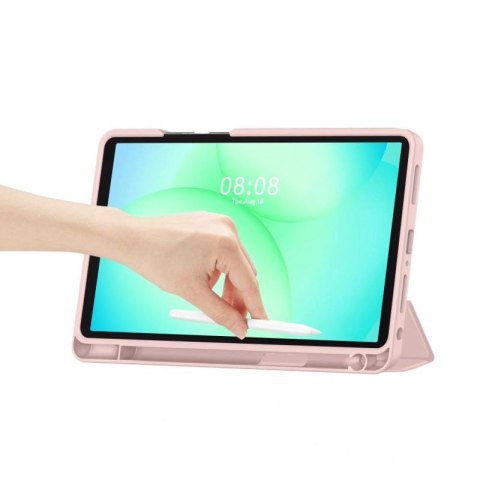 Etui TechProtect SmartCase Pen na Samsung Galaxy Tab A9+ / A11+ Plus 11.0 X210 / X215 / X216 / X230 / X235 / X236 - różowe Tech-Protect