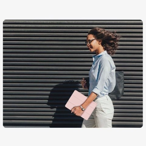 Etui TechProtect SmartCase Pen na Samsung Galaxy Tab A9+ / A11+ Plus 11.0 X210 / X215 / X216 / X230 / X235 / X236 - różowe Tech-Protect
