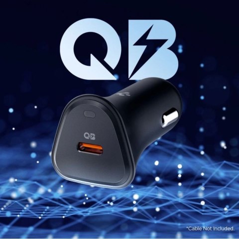 Ładowarka samochodowa Spigen Essential EV301 30 W - czarna Spigen