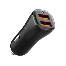 Ładowarka samochodowa Spigen Essential EV302 30 W 2-porty USB-A - czarna Spigen