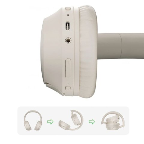 Słuchawki nauszne QCY H2 Pro ENC Bluetooth 5.3 - białe QCY