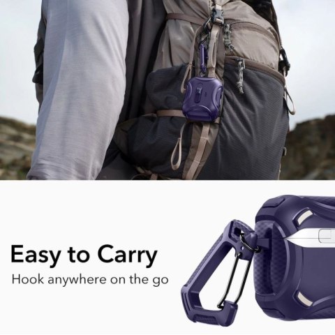 Etui ESR Cyber FlickLock MagSafe na AirPods Pro 3 - fioletowe ESR