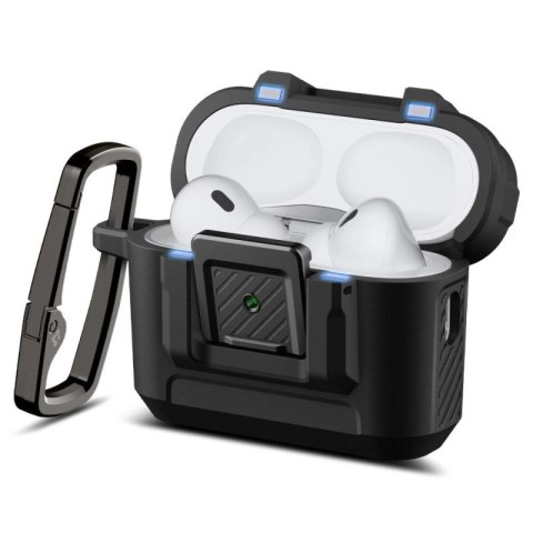 Etui Spigen Lock Fit na AirPods Pro 3 - czarne Spigen