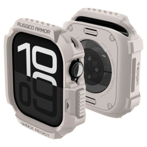 Etui Spigen Rugged Armor na Apple Watch 42 mm - beżowe Spigen