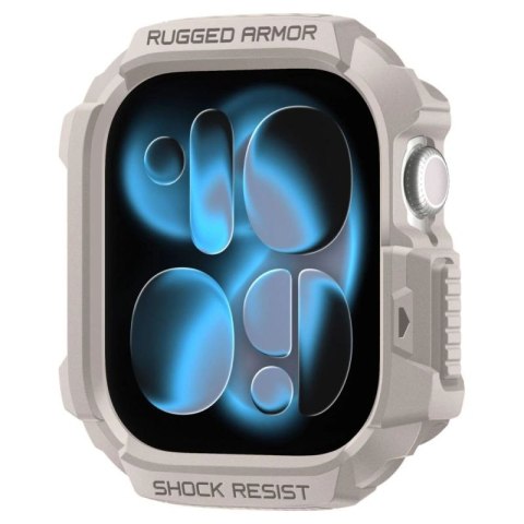 Etui Spigen Rugged Armor na Apple Watch 42 mm - beżowe Spigen