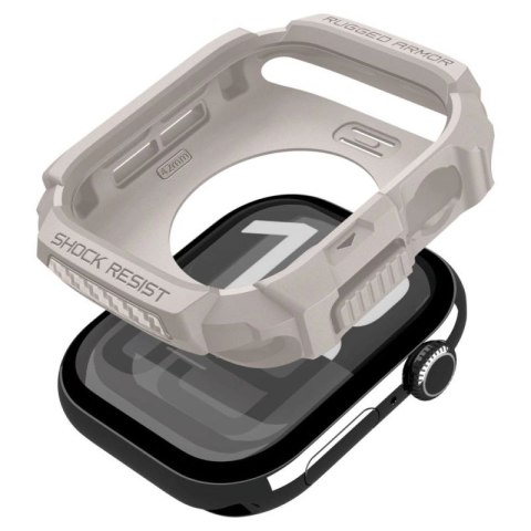 Etui Spigen Rugged Armor na Apple Watch 42 mm - beżowe Spigen