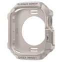 Etui Spigen Rugged Armor na Apple Watch 42 mm - beżowe Spigen