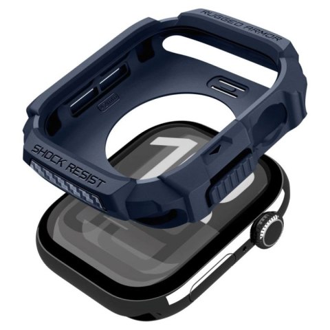 Etui Spigen Rugged Armor na Apple Watch 42 mm - granatowe Spigen