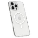 Etui Spigen Thin Fit MagSafe na iPhone 16 Pro - przezroczysto-białe Spigen