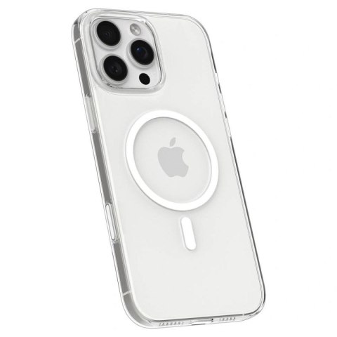 Etui Spigen Thin Fit MagSafe na iPhone 16 Pro - przezroczysto-białe Spigen