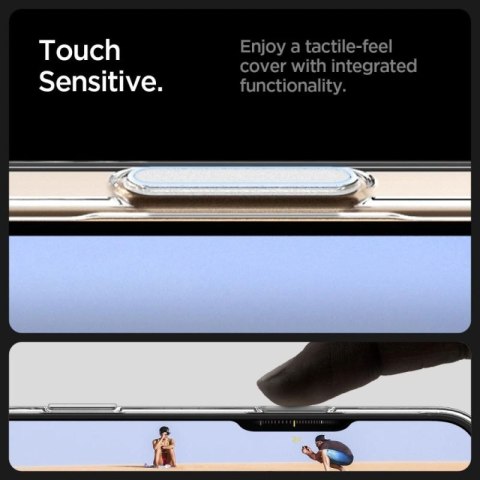 Etui Spigen Thin Fit MagSafe na iPhone 16 Pro - przezroczysto-białe Spigen