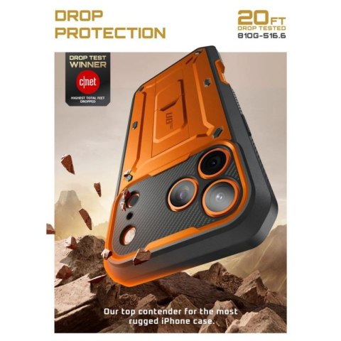 Etui Supcase Unicorn Beetle Pro na iPhone 17 Pro Max - pomarańczowe Supcase